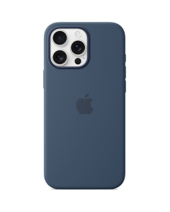 iPhone 16 Pro Max Silicone Case with MagSafe - Denim