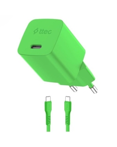 Ttec SmartCharger Gan 20W PD Travel Fast Charger+ USB-C -USB-C 60W Cable 120cm 2SCG20CNY