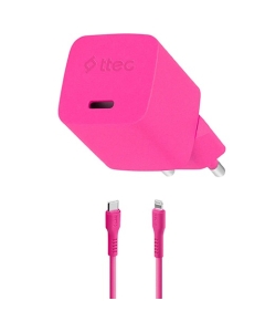 Ttec SmartCharger Gan 20W PD Travel Fast Charger + USB-C -Lightning Cable 120cm 2SCG20LNP