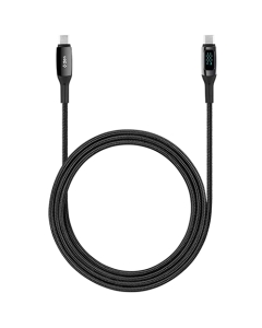 Ttec Aluminum Cable LCD USB-C – USB-C 100W PD/QC Fast Charging 150cm