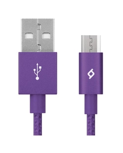 Ttec AlumiCable USB-A - Micro USB 1.2m Violet 2DK11MR