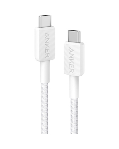Anker 322 USB-C to USB-C 10ft White A81F7G21