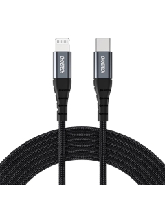 Choetech IP0039 1.2m Type-C To Lightning MFI Nylon Braid Cable