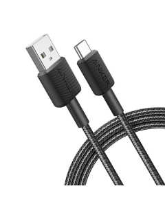 Anker 322 USB-A to USB-C 6ft Braided Black A81H6H11