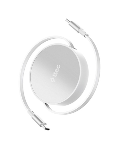 Ttec USB-C To USB-C Mini Retractable 100W PD/QC 120cm Fast Charge Cable Lunar Shine 2DK65G