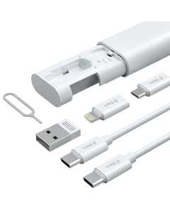 Ttec Multi Functional 7in1 USB-C Cable and Travel Charging Kit White 2SET01