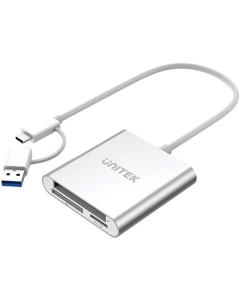 Unitek Y-9313D Card Reader USB3.0 to Micro SD/CF White