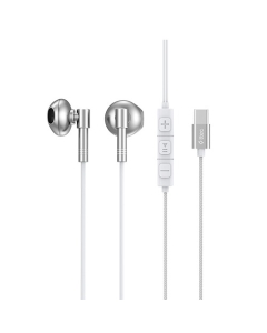 Ttec Rio Fit Style USB-C Stereo Wired In-Ear Headset with Mic White 2KMM20B