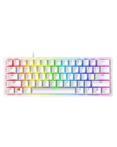 Razer Keyboard Huntsman Mini Mercury ED RGB 61Key Purple Switch White (RZ03-03390300-R3M1)