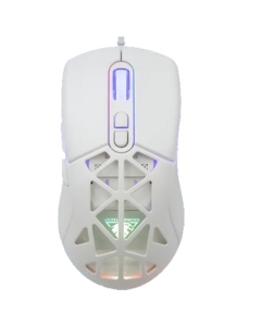 Jedel GM1390 Gaming Mouse RGB Wired White