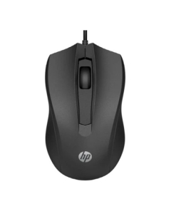 HP 100 Wired Mouse Black (6VY96AA)