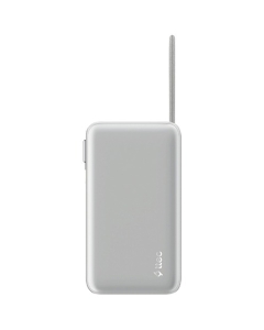Ttec Recharger Pro LCD 20.000mAh PD 45W Powerbank Withretractable USB-C Cable 2BB277G