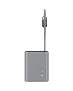 Ttec Recharger Pro TFT 10.000mAh PD 20W Powerbank With Built-in USB-C & Lightning Cable 2BB278UG