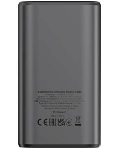 Canyon OnPower 130 TFT 10000mAh PD30W Gray