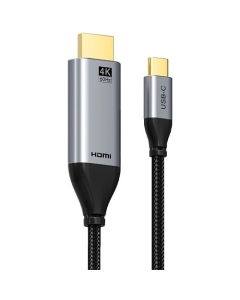 CABLETIME USB-C to HDMI Cable 4K/60hz 1.8m Black (CT-C160-PU31-CMHD2-S1.8)