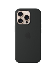 iPhone 16 Pro Silicone Case with MagSafe - Black