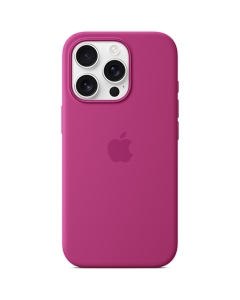 iPhone 16 Pro Silicone Case with MagSafe - Fuchsia