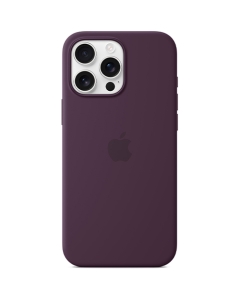 iPhone 16 Pro Max Silicone Case with MagSafe - Plum