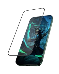 Green Lion 9H Steve Privacy Full Glass Screen Protector For iPhone16 Pro Max - Black GN9HSPY16PMBK