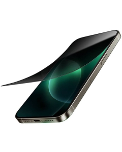 Green Lion 9H Steve Privacy Glass Screen Protector For iPhone 16 Plus - Black GN9HSPY16PSBK