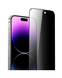 Green Lion 9H Steve Privacy Screen Protector For iPhone 15 - Black GN9HSPY15BK