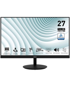 MSI Pro MP271A 27 Flat IPS 100hz 1ms Black (9S6-3PA2CT-085)