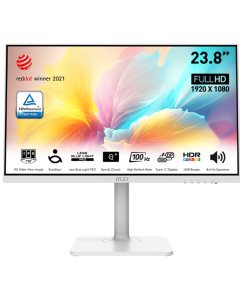 MSI Modern MD2412PW 23.8 IPS, FHD, 100HZ, 1MS, White (9S6-3PA59H-096)