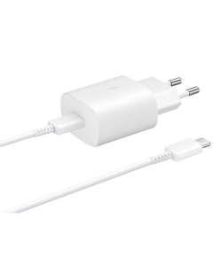 Samsung 25W Type-C Charger White With Cable