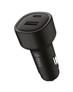 Ttec SmartCharger Duo PD 48W Car Fast Charger USB-C + USB-A Black 2CKP02S