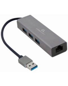 Gembird USB 3.0 Gigabit network adapter with 3-port (A-AMU3-LAN-01)
