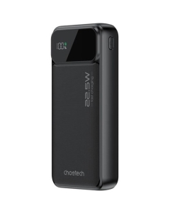 Choetech B729 PD22.5W Dual USB-A+TYPE-C Power Bank Black