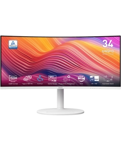 MSI Modern MD342CQPW 34.0 VA UWQHD Curve Anti-glare Speaker (9S6-3PC59H-021)