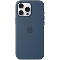iPhone 16 Pro Max Silicone Case with MagSafe - Denim