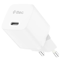 Ttec SmartCharger GAN 20W PD Travel Fast Charger White 2SCG20B