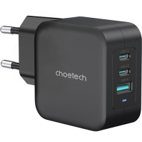 Choetech PD8005 100W Dual C + Single A Charger Black