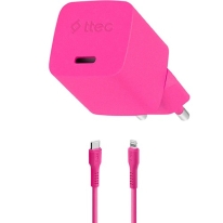 Ttec SmartCharger Gan 20W PD Travel Fast Charger + USB-C -Lightning Cable 120cm 2SCG20LNP