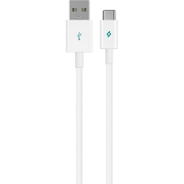 TTEC USB-A - USB-C Charge Cable 2.0 120cm White