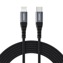 Choetech IP0039 1.2m Type-C To Lightning MFI Nylon Braid Cable