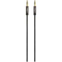 Ttec 3.5mm Stereo Premium Aux Cable 1m Black 2AK01