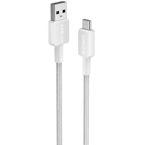 Anker 322 USDB-A to USB-C 3ft Braided White A81H5H21