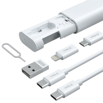 Ttec Multi Functional 7in1 USB-C Cable and Travel Charging Kit White 2SET01