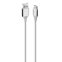 Ttec Alumicable USB-A To USB-C Charge/Data Cable 2.0 120cm Silver 2DK18G
