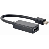 Gembird 4K Mini Displayport to HDMI Adapter Cable Black (A-MDPM-HDMIF4K-01)
