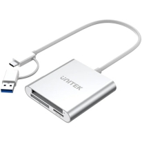 Unitek Y-9313D Card Reader USB3.0 to Micro SD/CF White
