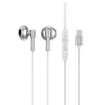 Ttec Rio Fit Style USB-C Stereo Wired In-Ear Headset with Mic White 2KMM20B
