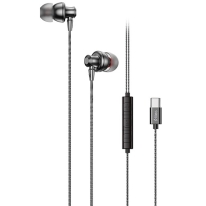 Ttec Pop Fit Style USB-C Stereo In-Ear Headphones with Mic Black 2KMM21S