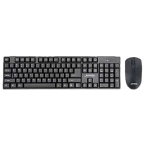 Jedel WS736 WL Office Keyboard Mouse Combo Black