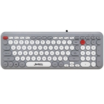 Jedel K35 Wired Slim Chocolate Keyboard Gray