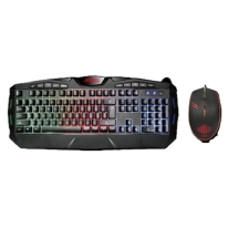 Jedel K502+ Gaming Combo Set Wired 1.5m Black