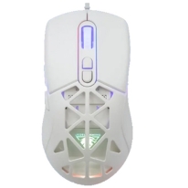 Jedel GM1390 Gaming Mouse RGB Wired White